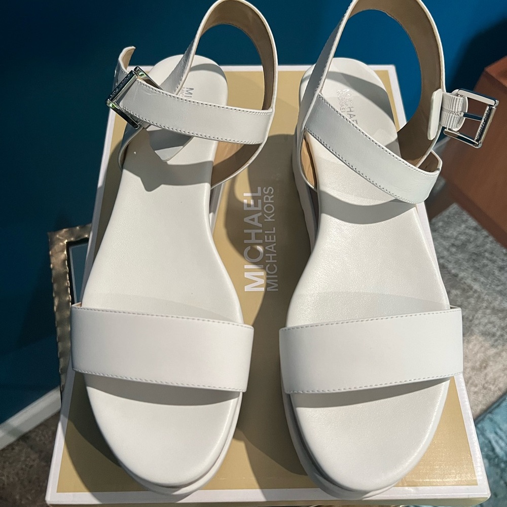 Michael Kors Flatform leather